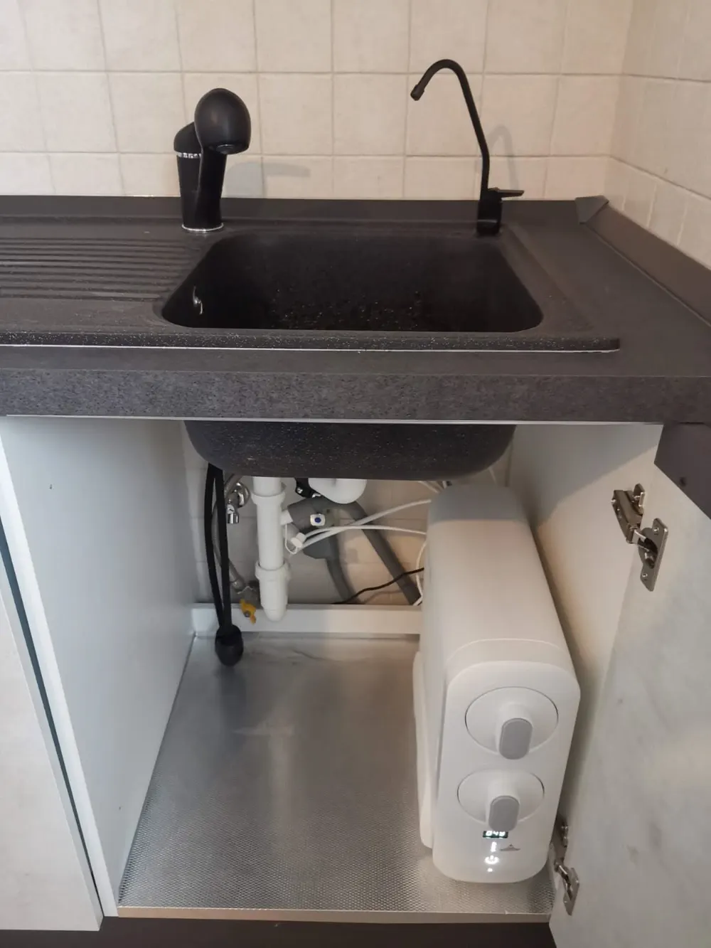 Depuratore sottolavello con rubinetto dedicato